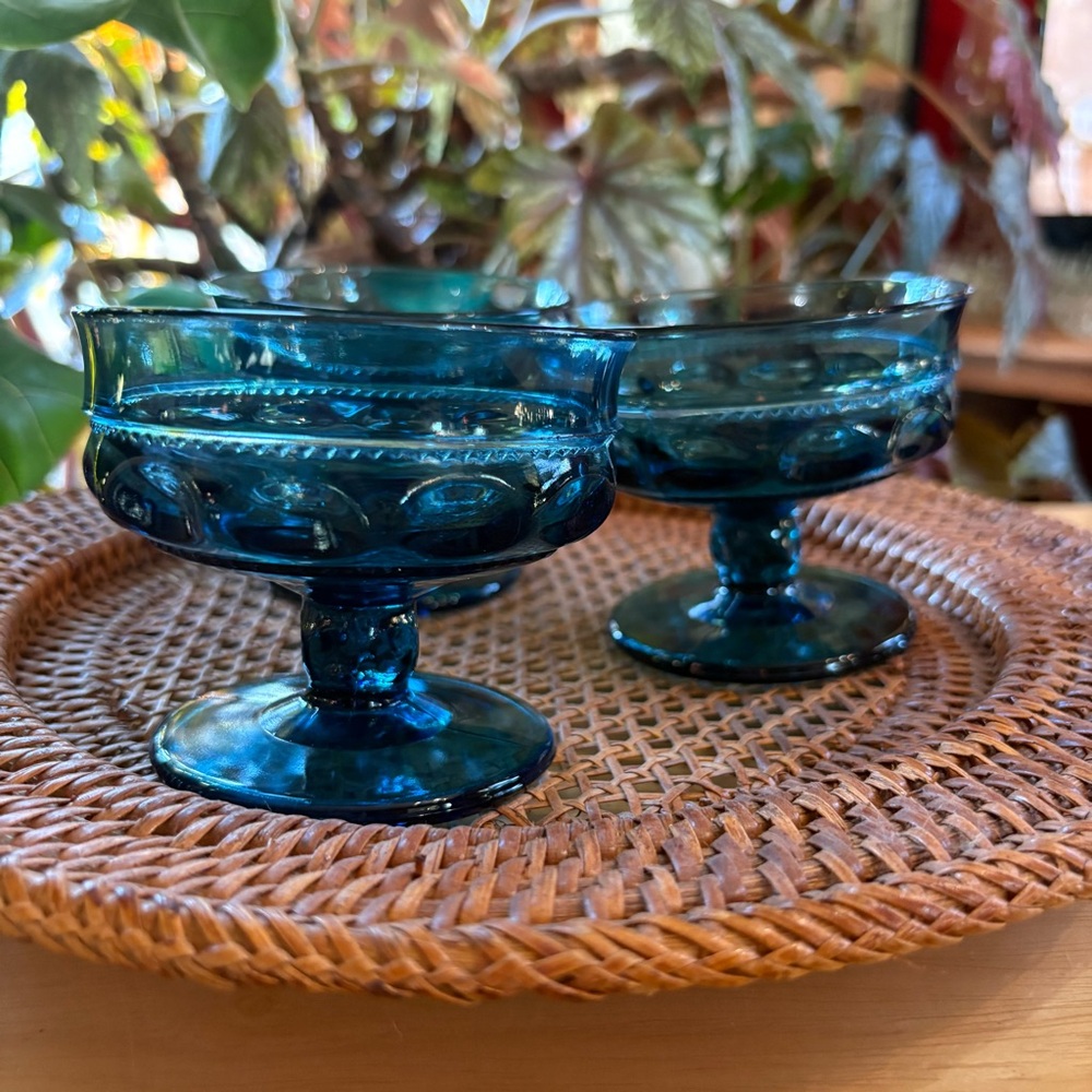 Indiana Glass Blue Vintage Glassware